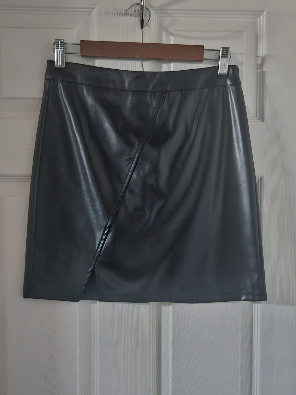 Faux Leather Mini Skirt